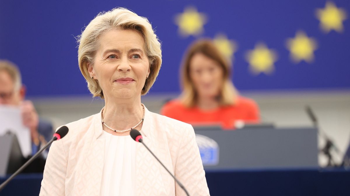 Ursula von der Leyen is re-elected European Commission president