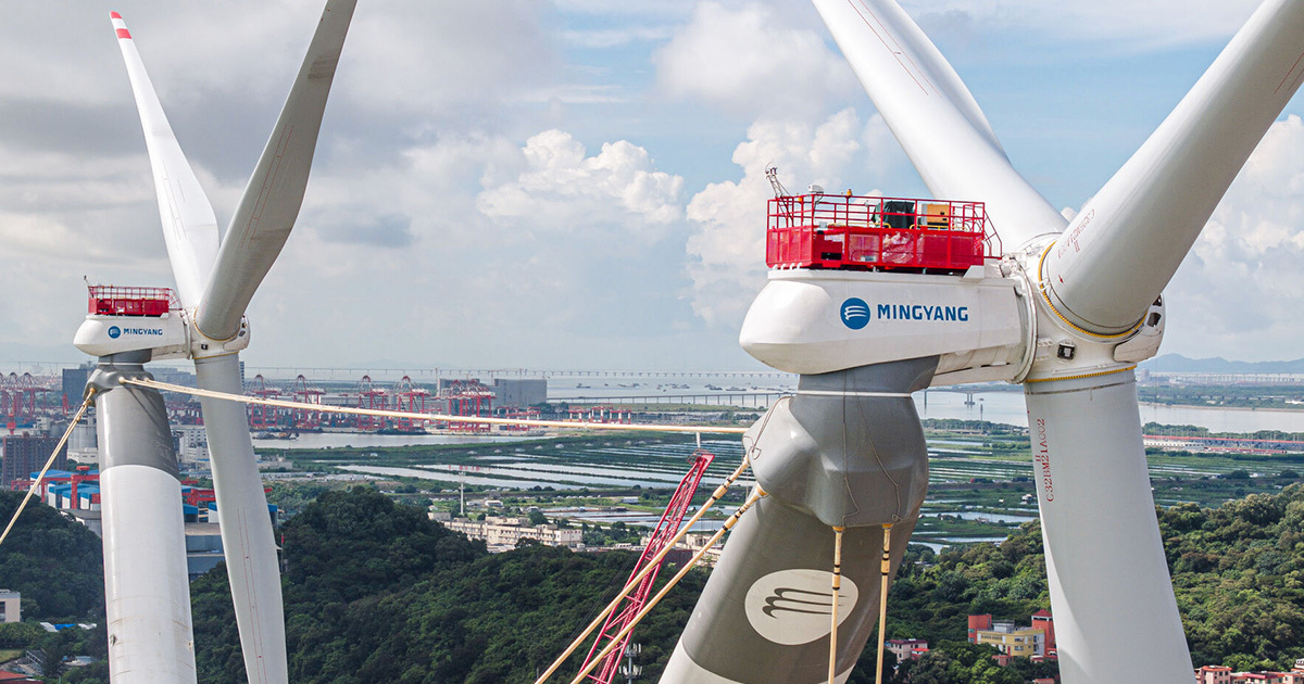 China Installs Giant Wind Turbine Built to Harness Power of Hurricanes