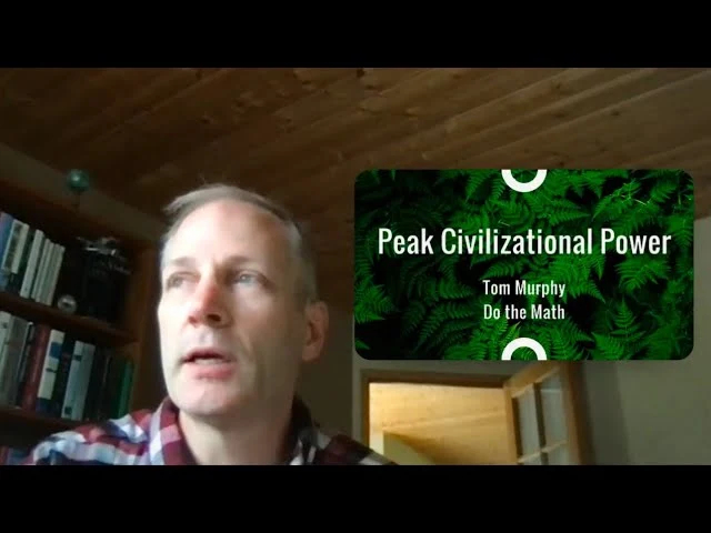 Civilization's Peak Power in 10 to 20 Years?
