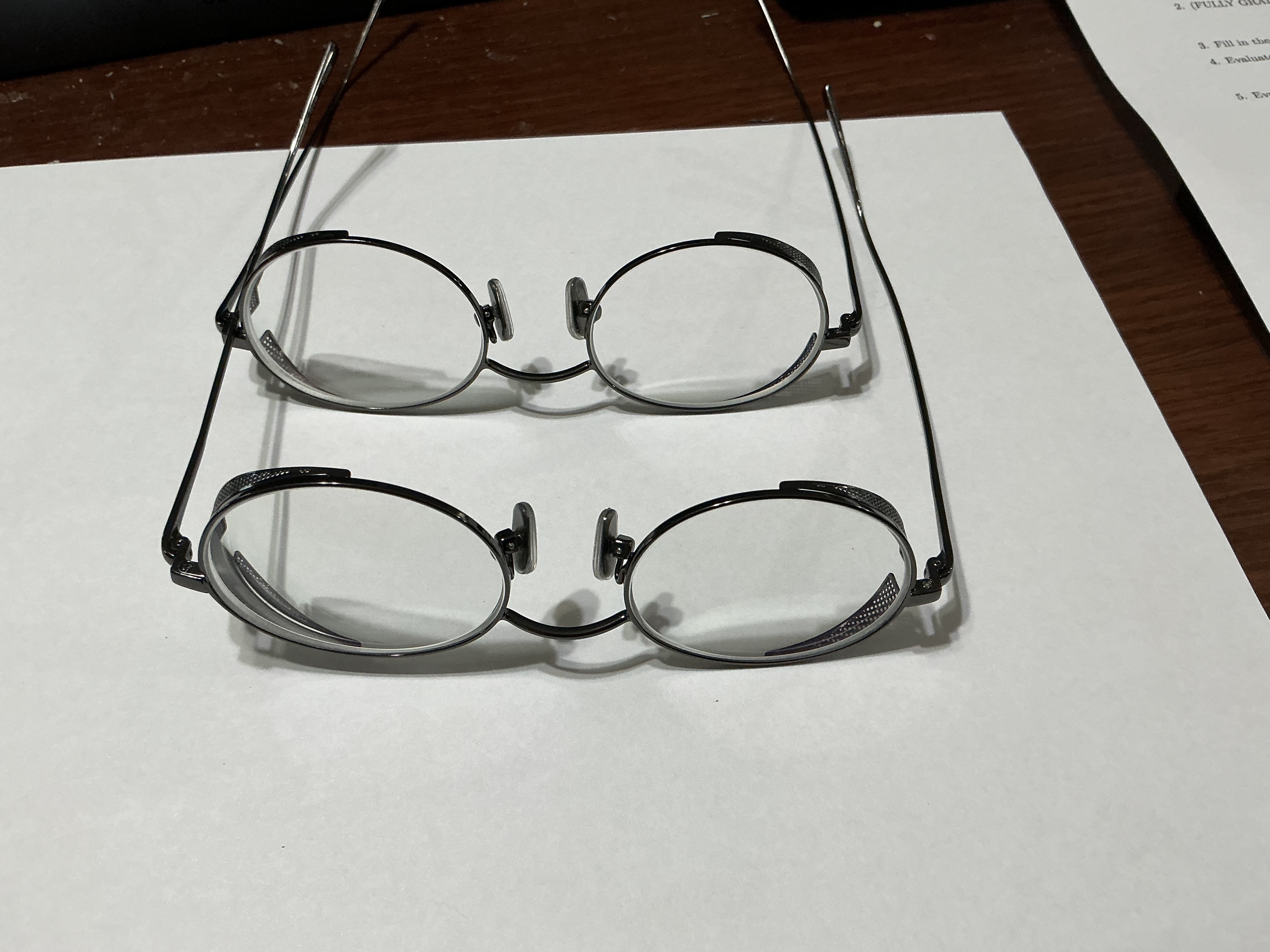 How to mark a pair of glasses too tell them apart?