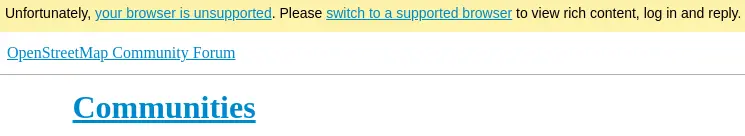 Unfortunately, your browser is unsupported. Please switch to a supported browser to view rich content, log in and reply