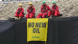 Five arrested after Greenpeace activists climb on to roof of Rishi Sunak's North Yorkshire home