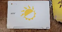 Acer Chromebook CB3-111 repurposed as writing laptop