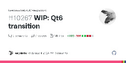 WIP: Qt6 transition by varjolintu · Pull Request #10267 · keepassxreboot/keepassxc