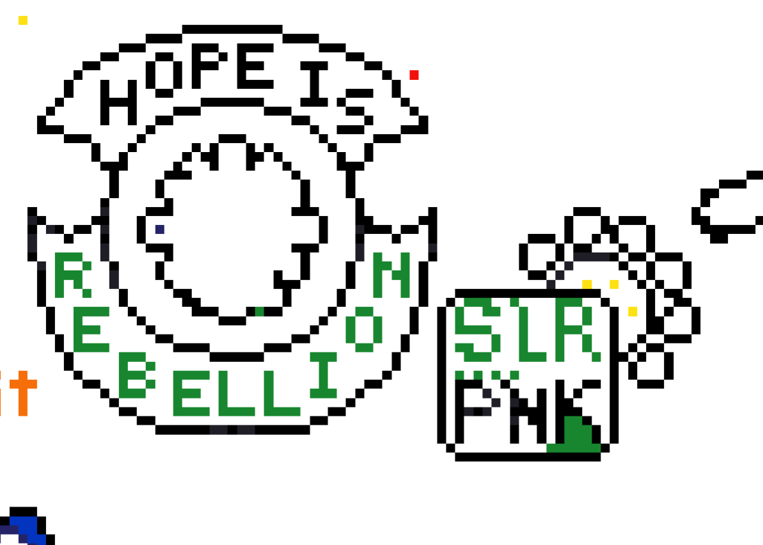 Screenshot of the canvas with the edges and text done