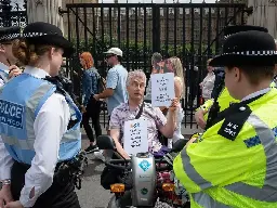 A disabled man is being PROSECUTED for blocking parliament with his MOBILITY SCOOTER