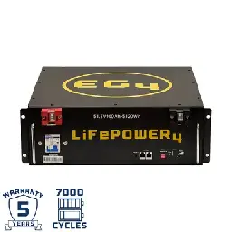 EG4-LifePower4 Lithium Battery | 48V 100AH | Server Rack Battery | UL1973