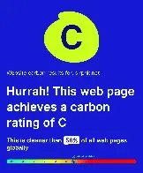 What are your thoughts on website eco certification?