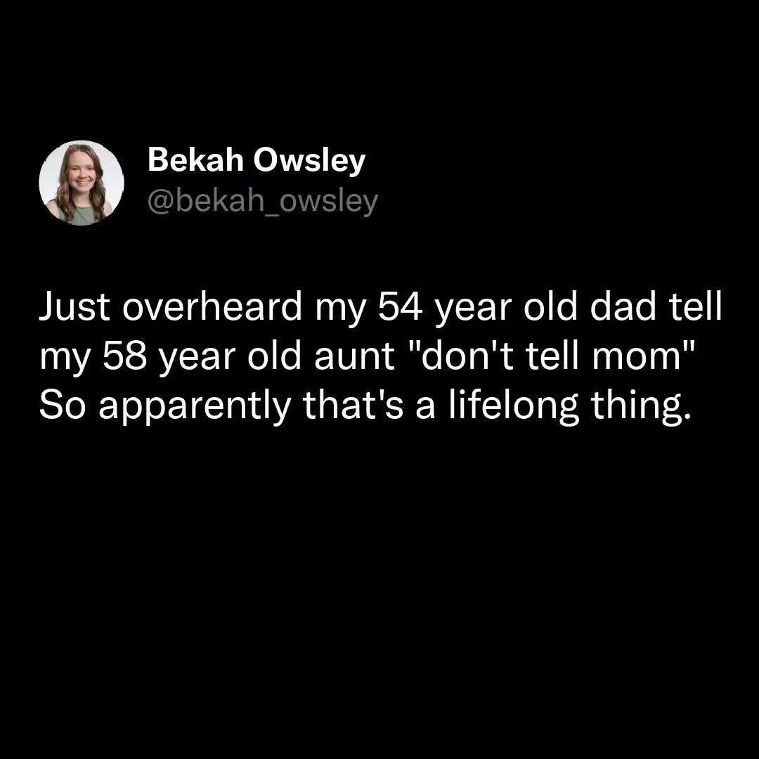 Don't tell
