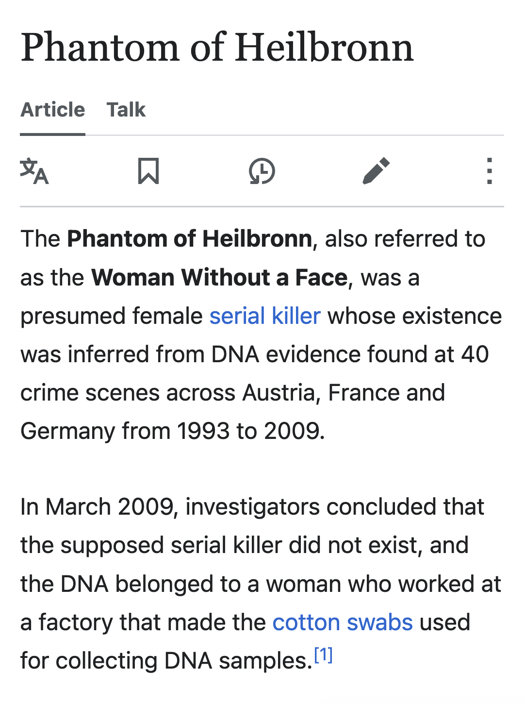 the Woman with no face